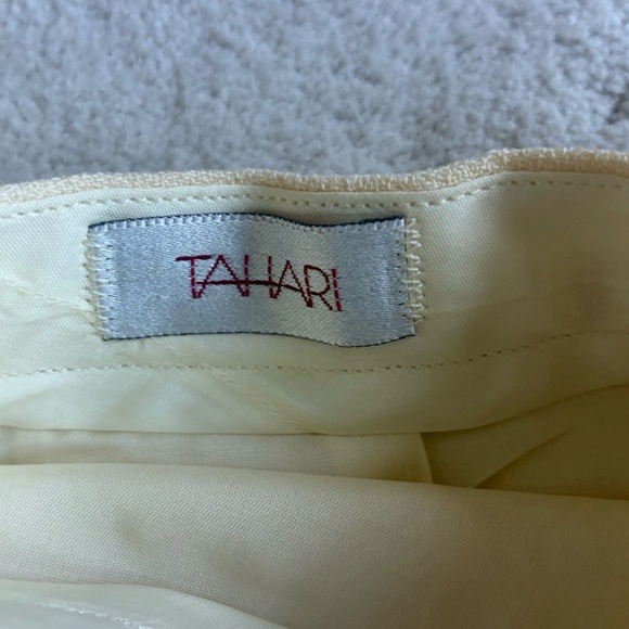Tahari Cream Midi Pencil Skirt - Picture 4 of 4